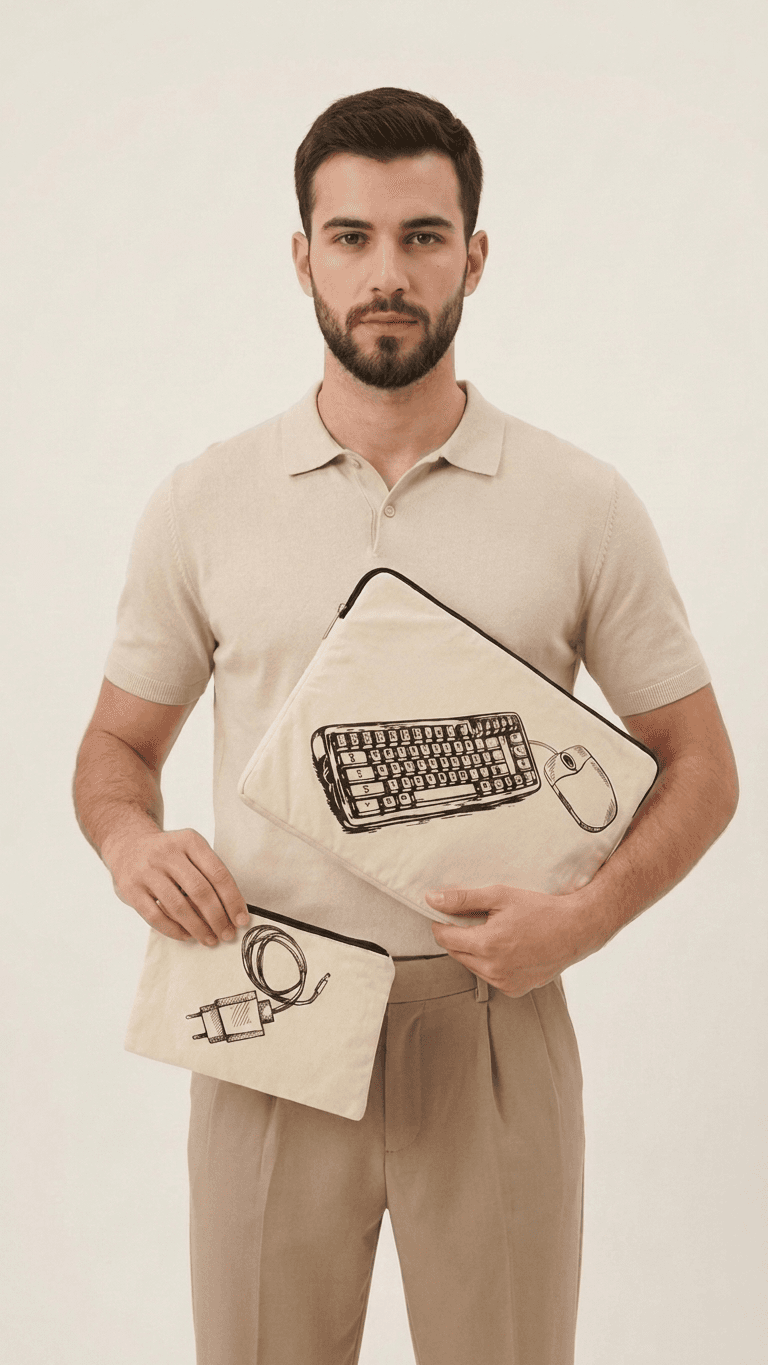 The Big Laptop Case + Charger Pouch
