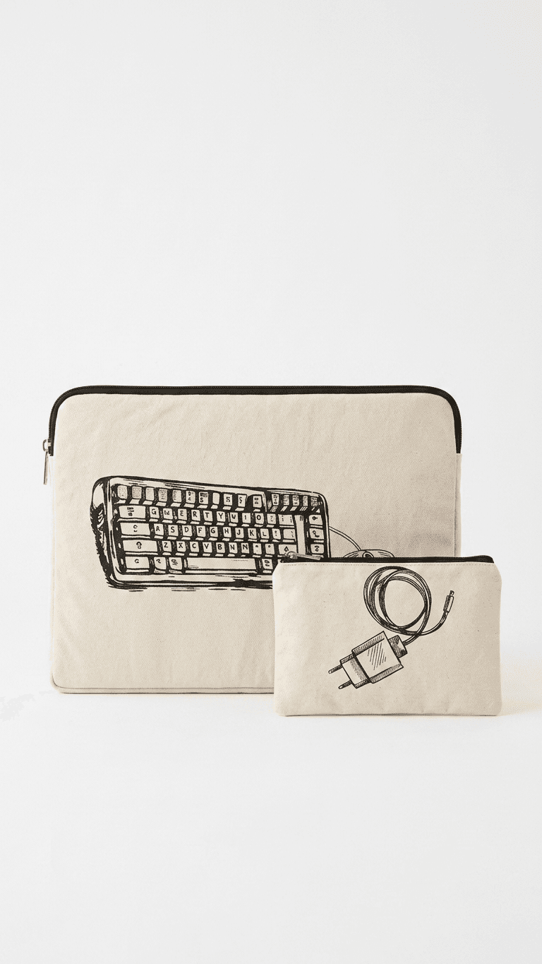 The Big Laptop Case + Charger Pouch