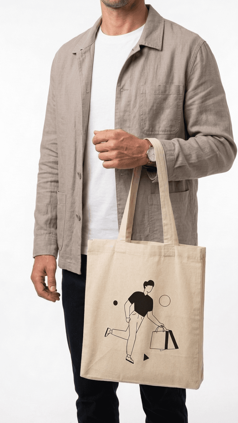 The Men Shopping Tote Bag