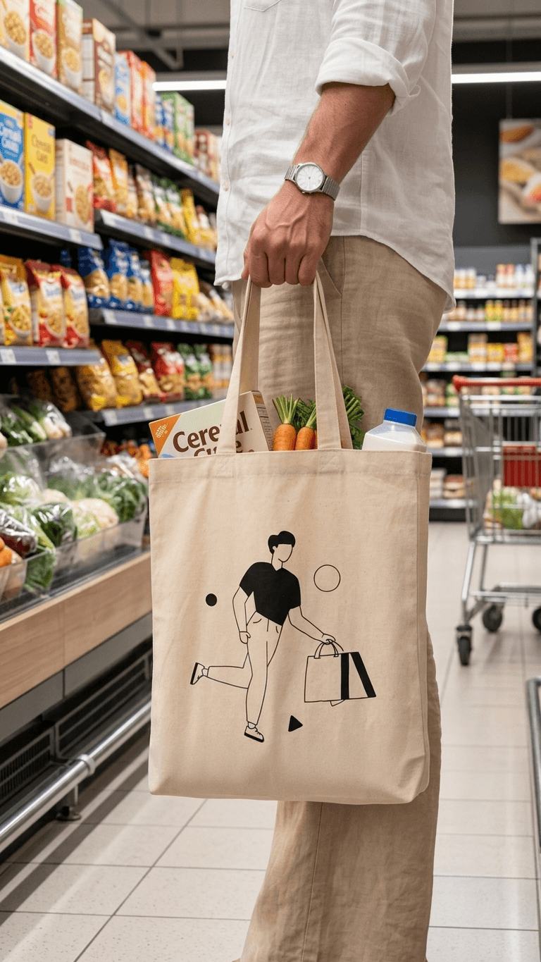 The Men Shopping Tote Bag