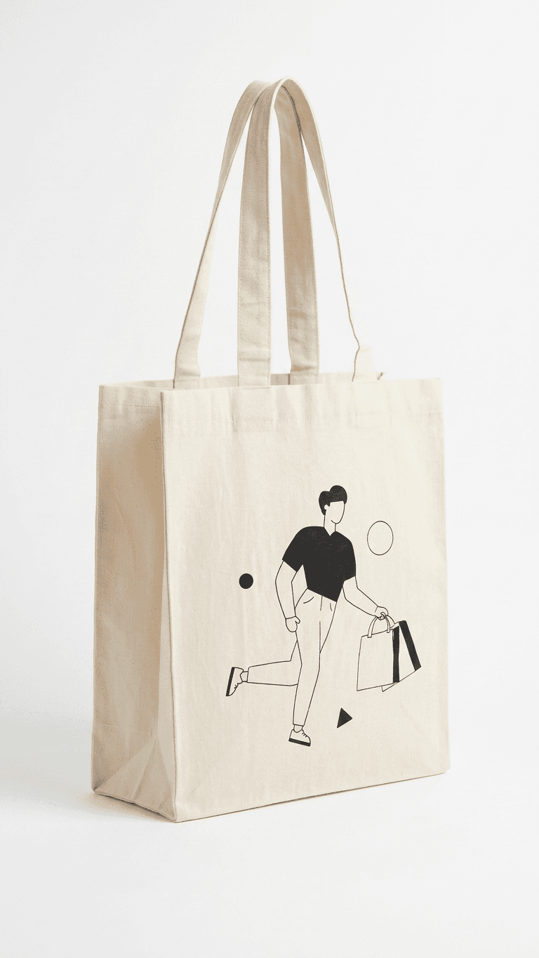 The Men Shopping Tote Bag