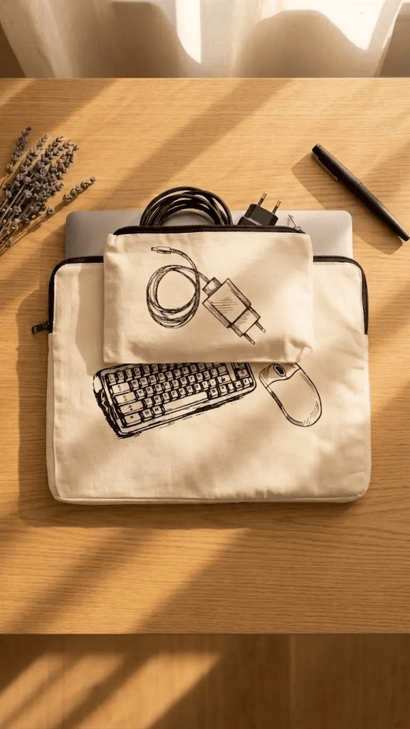 The Big Laptop Case + Charger Pouch