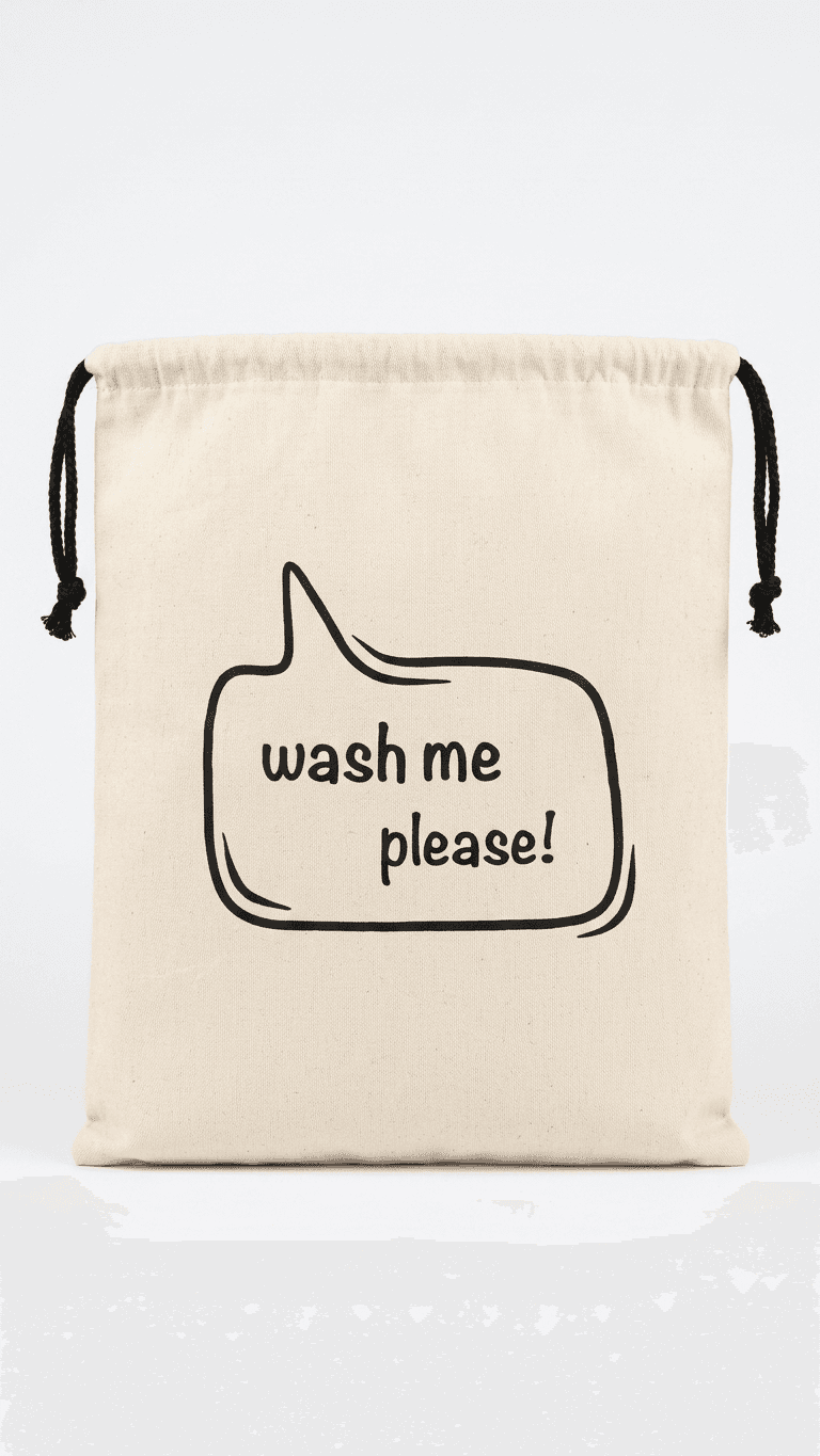 The Wash Me Please Laundry Bag