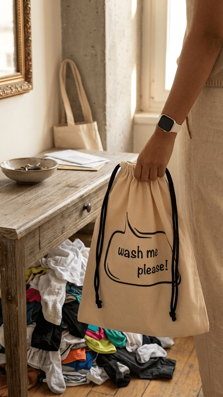 The Wash Me Please Laundry Bag
