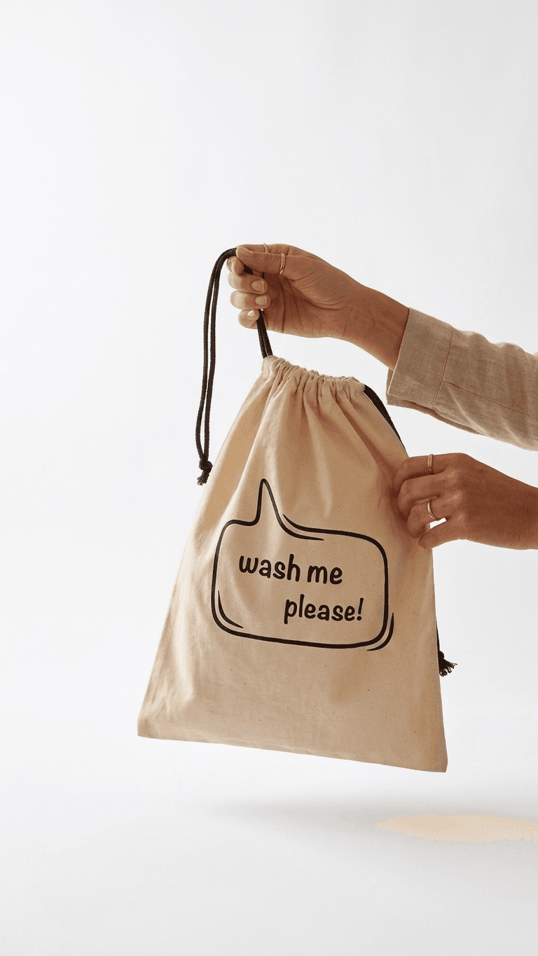 The Wash Me Please Laundry Bag